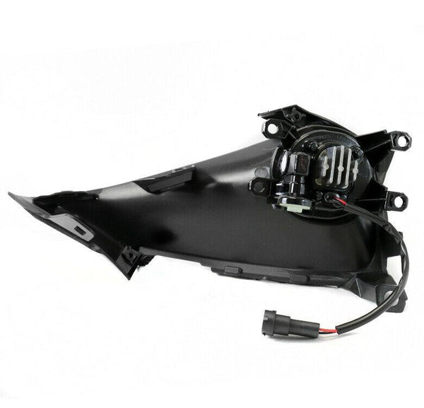 2019-2021 Toyota Corolla Hatchback Fog Lamp Cover Front Passenger Side Bright Black Finish