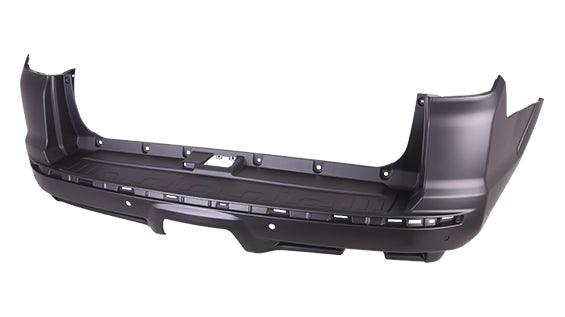 2010-2021 Toyota 4Runner Bumper Rear Primed With Chrome Trim/Sensor Capa