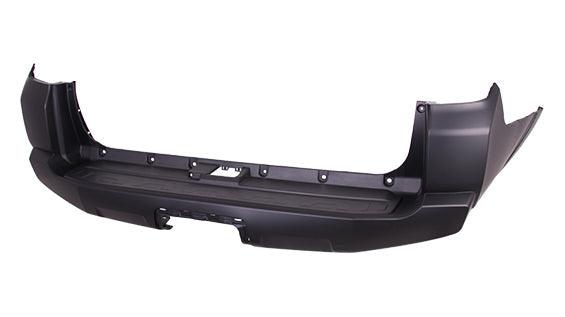 2014-2021 Toyota 4Runner Bumper Rear Primed Without Sensor Hole Without Chrome Trim Premium Capa