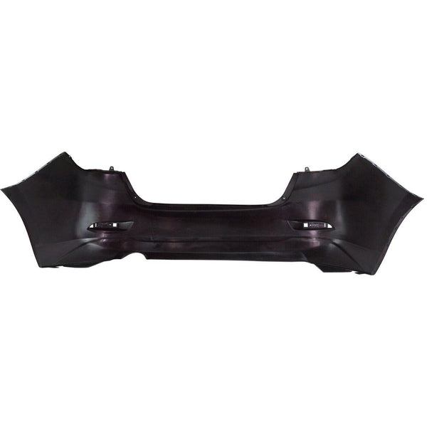 2019-2020 Toyota Yaris Sedan Bumper Rear Primed With Textured Lower Without Sensor Capa