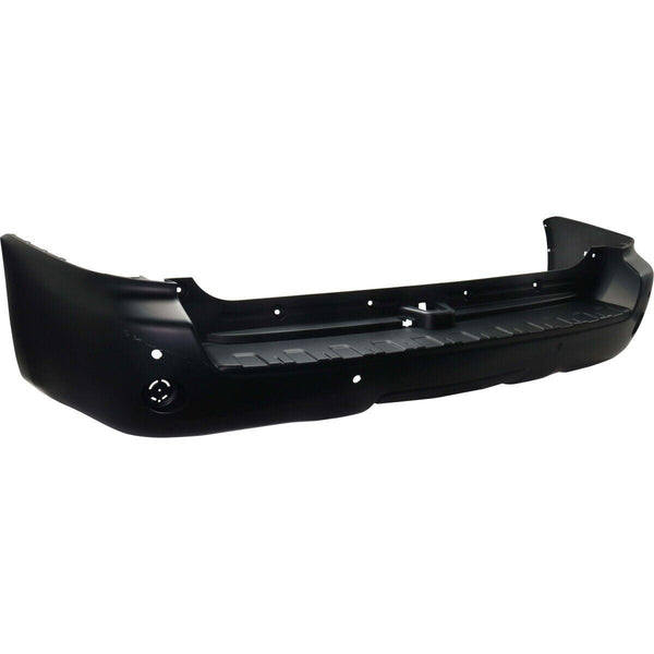 2015-2021 Toyota Sequoia Bumper Rear Primed With Textured Top Pad With Sensor Ltd/Platinum Model Capa