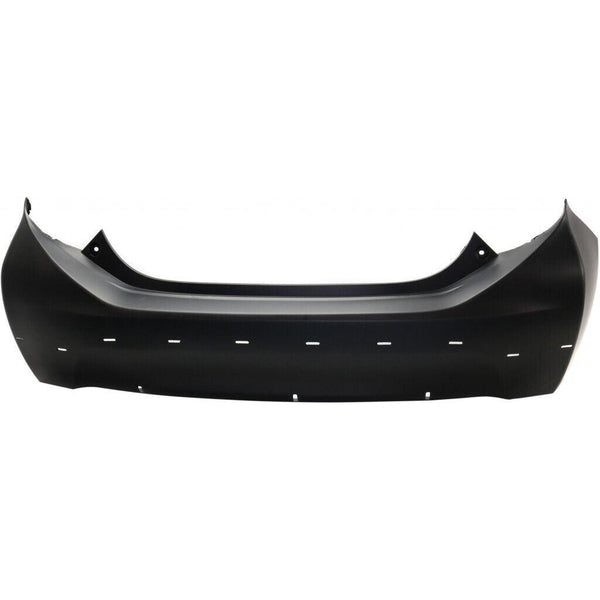2017 Toyota Prius C Bumper Rear Primed With Spoiler Holes Capa