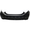 2017 Toyota Prius C Bumper Rear Primed With Spoiler Holes Capa