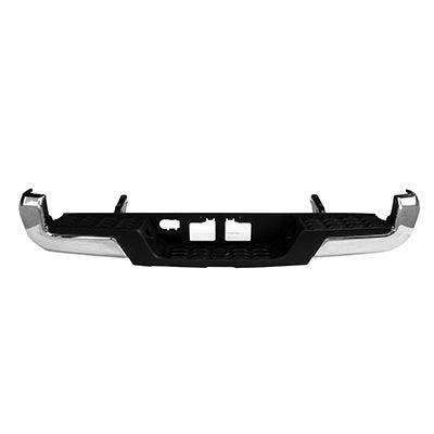 2016-2021 Toyota Tacoma  Bumper Rear Assembly Without Towing Hook/Sensor Hole Chrome