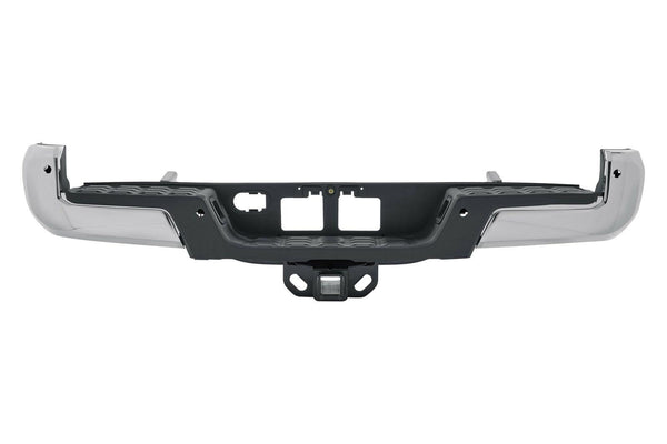 2016-2021 Toyota Tacoma  Bumper Rear Assembly With Towing Hook/Sensor Hole Chrome