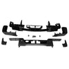 2016-2017 Toyota Tundra Bumper Rear Matte Dark Gray Without Towing Hitch With Parking Assist