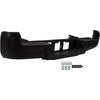 2016-2021 Toyota Tacoma  Bumper Rear Assembly Without Towing Hook With Sensor Hole Black