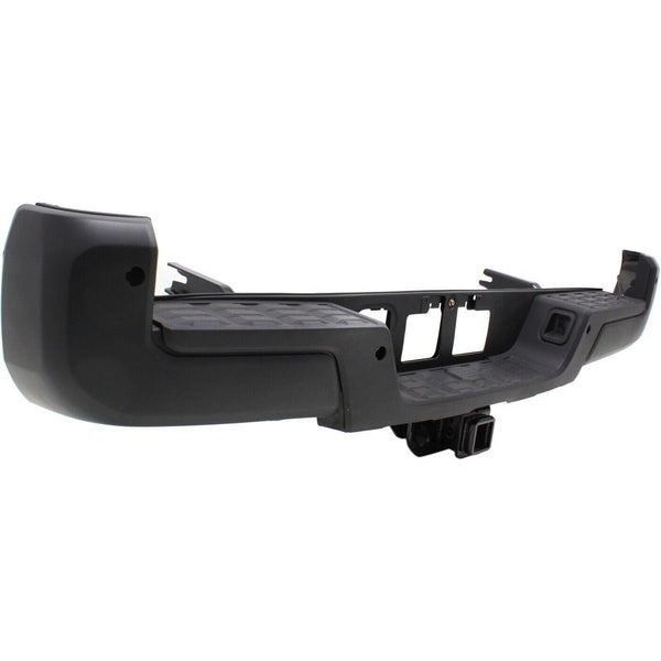 2016-2021 Toyota Tacoma  Bumper Rear Assembly With Towing Hook/Sensor Hole Black