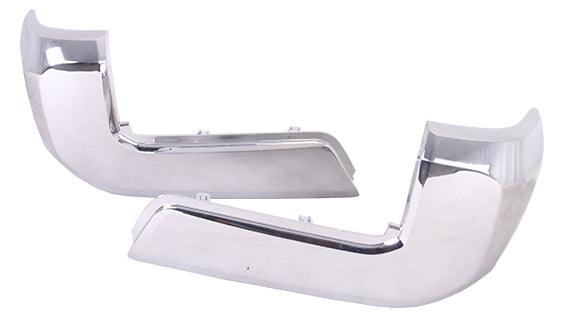 2016-2021 Toyota Tacoma  Bumper End Rear Driver Side Without Hole Chrome