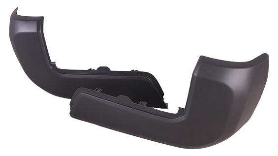 2016-2021 Toyota Tacoma  Bumper End Rear Driver Side Without Parking Assist Matte Dark Gray Capa