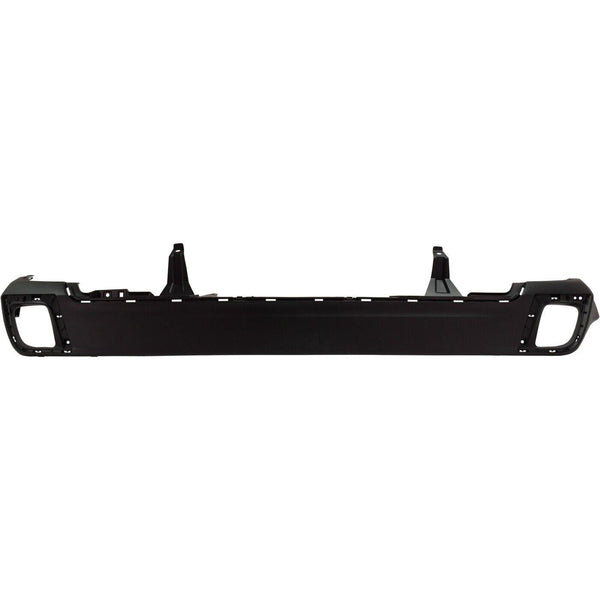 2017-2019 Toyota Highlander Hybrid Bumper Rear Lower Textured Use With Chrome Trim Around Lamps