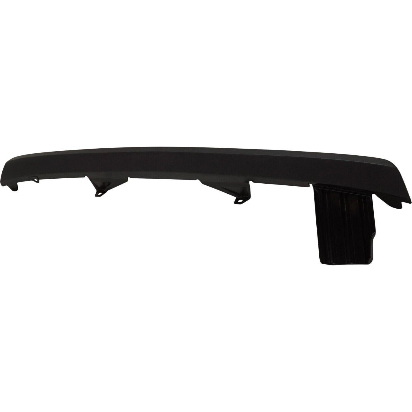 Déflecteur de pare-chocs arrière texturé pour Toyota Highlander 2017-2019 avec garniture chromée, TO1195117