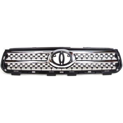 2006-2008 Toyota Rav4 Grille Chrome/Black 2.4/3.5L Ltd