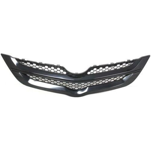 Calandre Toyota Yaris Berline 2007-2008 Noir mat, TO1200294