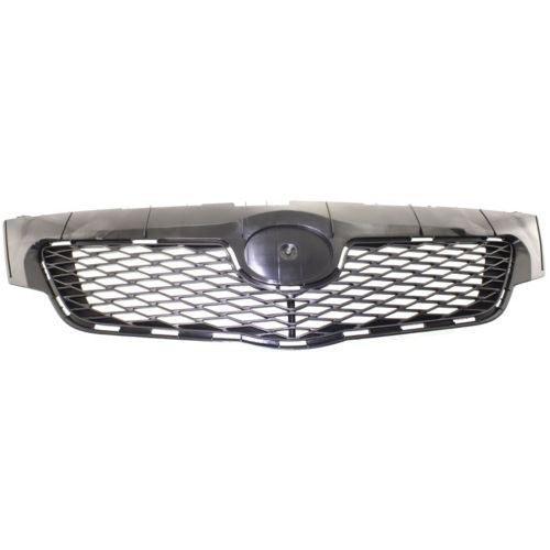 2009-2010 Toyota Corolla Sedan Grille Matte-Black