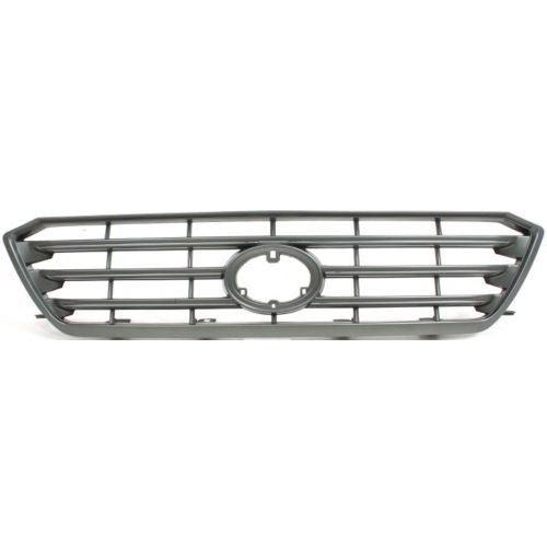 Calandre de base Toyota Highlander 2008-2010 peinte en gris argenté/gris, TO1200306
