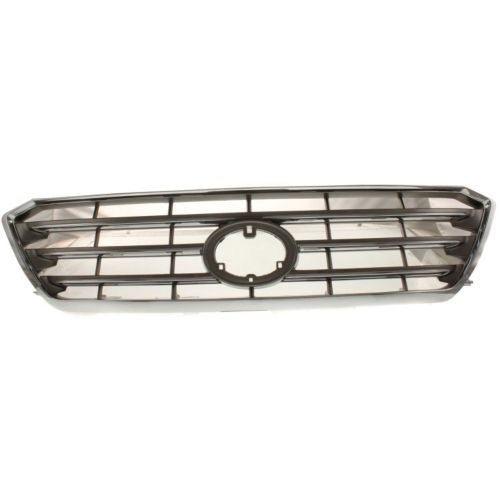 2008-2010 Toyota Highlander Grille Ltd Painted Slv-Gray/Gray