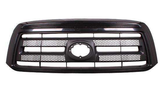 2010-2013 Toyota Tundra Grille Sr5 Model/Base Matte-Black With Black Front Without Sport Pkg Without Chrome