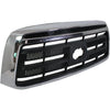 2010-2013 Toyota Tundra Grille Matte-Black With Chrome Front Exclude Ltd Model
