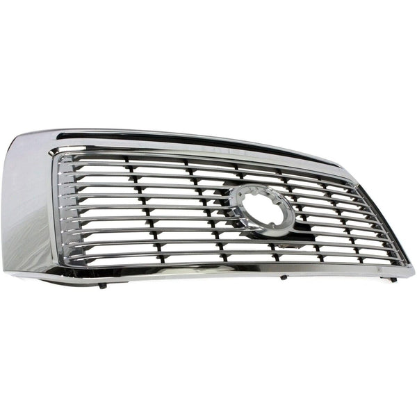 2010-2013 Toyota Tundra Grille Ltd/Platinum Model Without Sport Pkg Chrome With Silver Billet Insert 