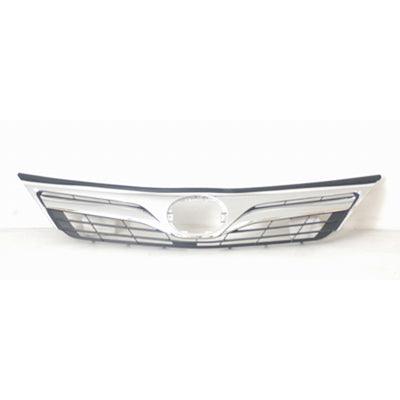 Calandre Toyota Camry 2012-2014 chromée/grise, modèles LE/XLE, TO1200343