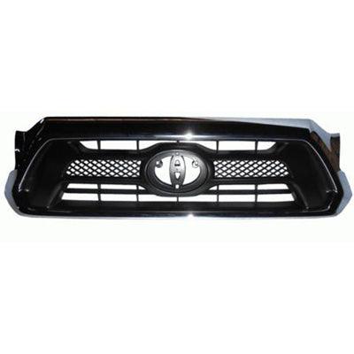 Calandre Toyota Tacoma 2012-2015 Gris foncé mat avec moulure chromée SR5, TO1200351