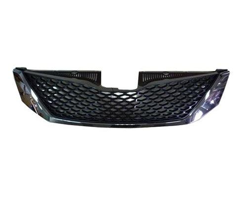 Calandre Toyota Sienna 2011-2014, maille noire avec moulure chromée, sans régulateur de vitesse, modèle SE, TO1200356