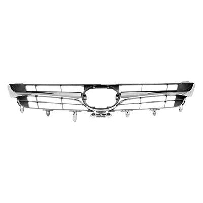 Calandre Toyota Camry Hybrid 2015-2017 noire avec moulure chromée, sans système de précollision, TO1200387
