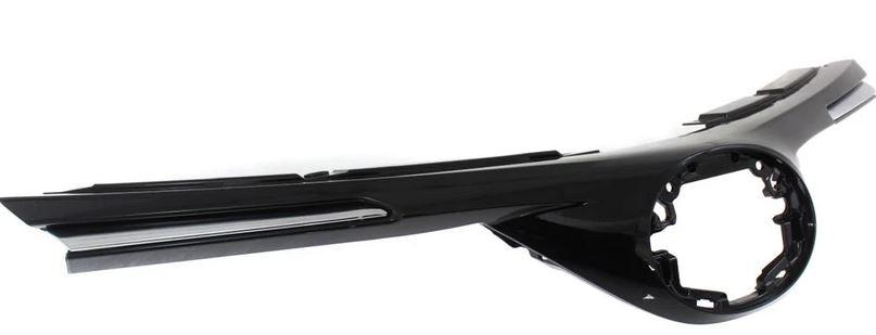 Calandre supérieure pour Toyota Rav4 2016-2018 (modèle fabriqué au Canada, sauf SE) / pour Toyota Rav4 2016 (modèle fabriqué au Japon, sauf SE), chromée/noir brillant, TO1200406