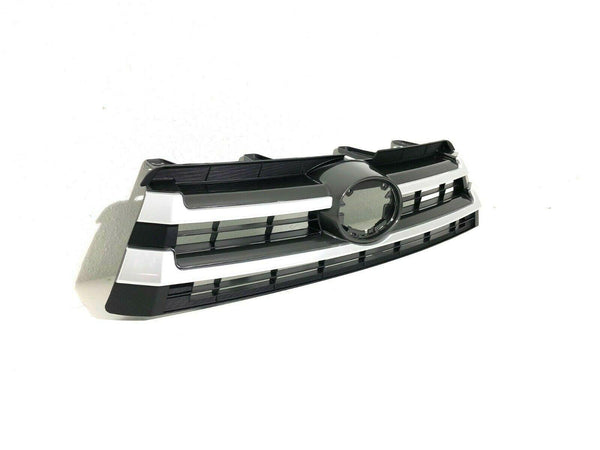 2017-2019 Toyota Highlander Hybrid Grille Matte Black/Gray With Ptd Silver Bars