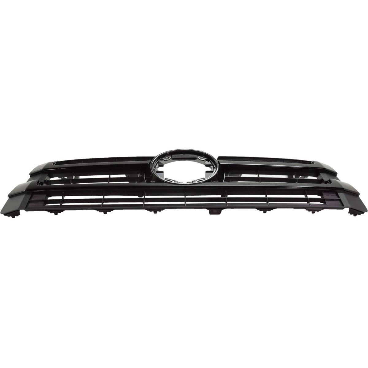 Calandre Toyota Highlander 2017-2019 Noir mat avec barre noire phosphatée, modèle SE, TO1200426