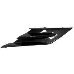Moulure de calandre côté conducteur pour Toyota Camry Hybride 2018-2020, finition argent noir, fabriquée aux États-Unis, L/LE, TO1212110
