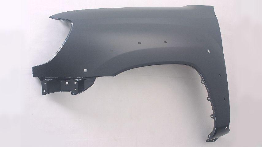 Aile avant côté conducteur pour Toyota Tacoma 2005-2015 4x4 avec trous pour élargisseurs d'ailes, TO1240208