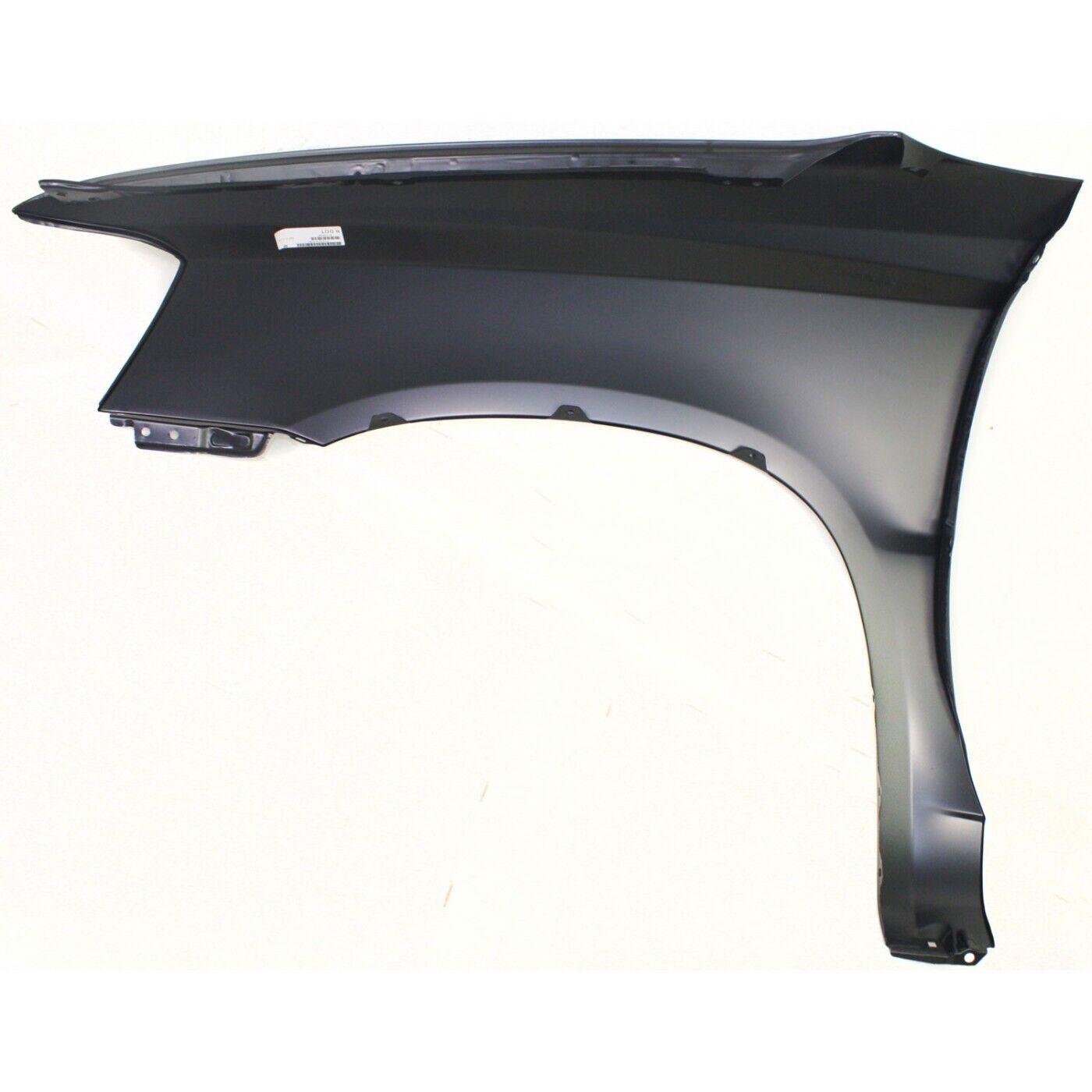 Aile avant côté passager pour Toyota Highlander Hybrid 2006-2007 Capa, TO1241186C
