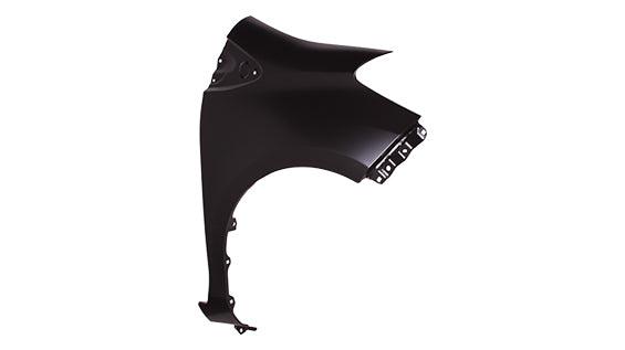2012-2019 Toyota Yaris Hatchback Fender Front Passenger Side Without Moulding Hole Capa