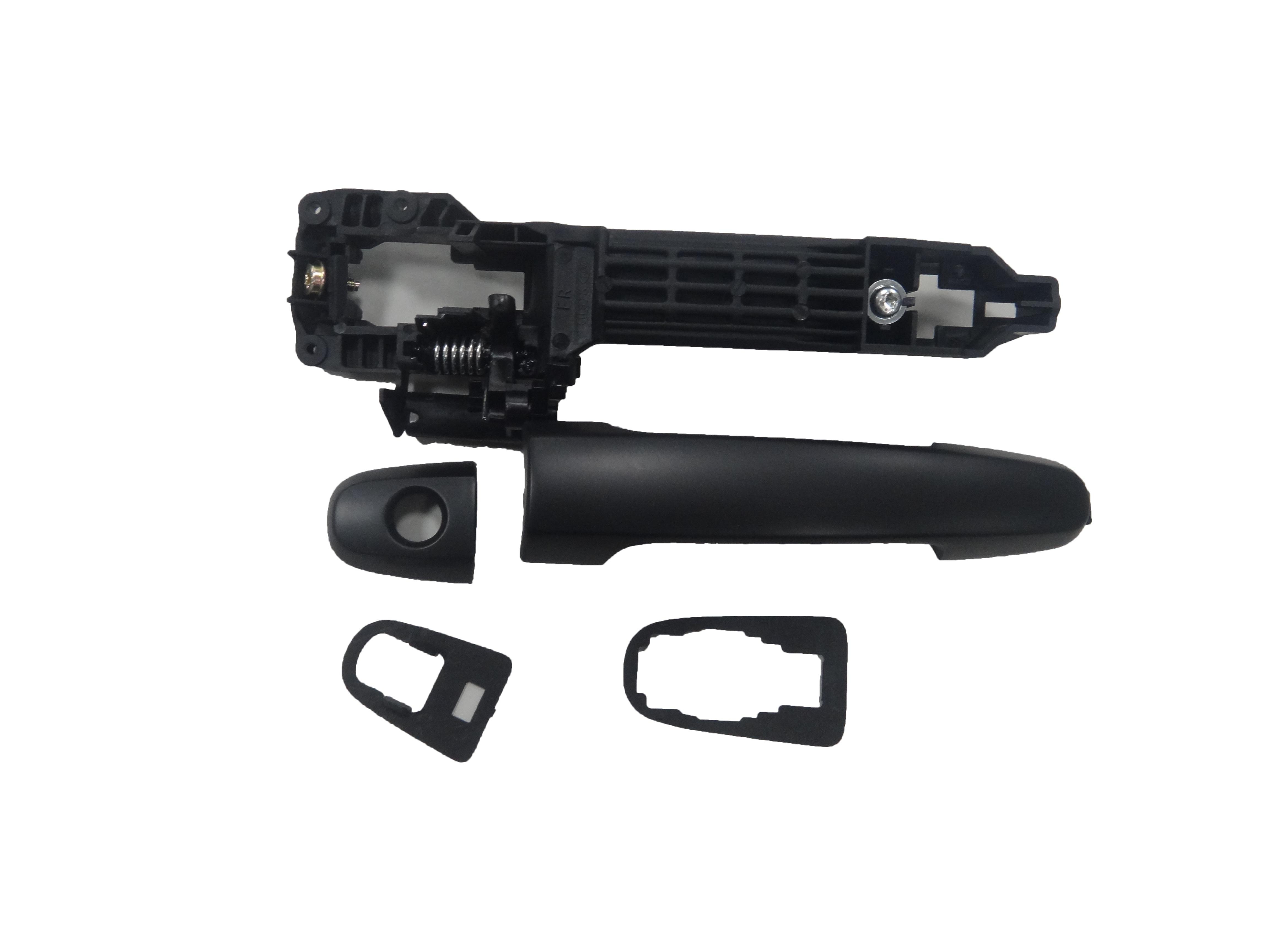 Poignée de porte extérieure avant côté passager pour Toyota Camry 2002-2006, noire avec cache avant, TO1311134