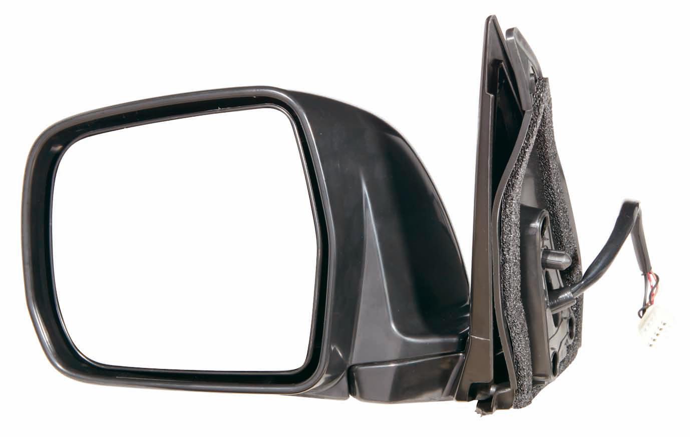 Rétroviseur extérieur côté conducteur pour Toyota Highlander Hybrid 2006-2007, électrique et chauffant, noir, TO1320211