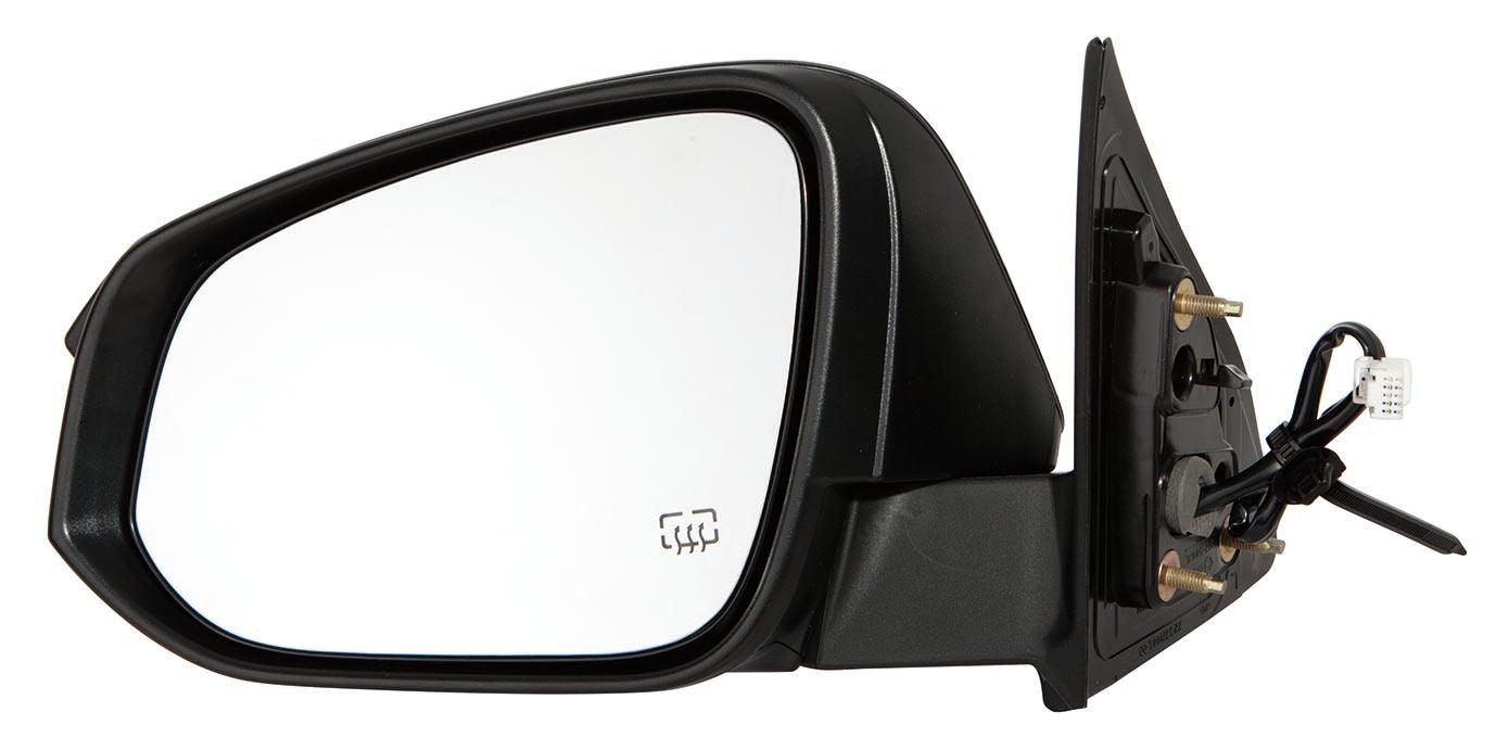 Rétroviseur extérieur côté conducteur pour Toyota Highlander Hybrid 2014-2019, électrique, chauffant et avec clignotant, sans surveillance d'angle mort, TO1320317
