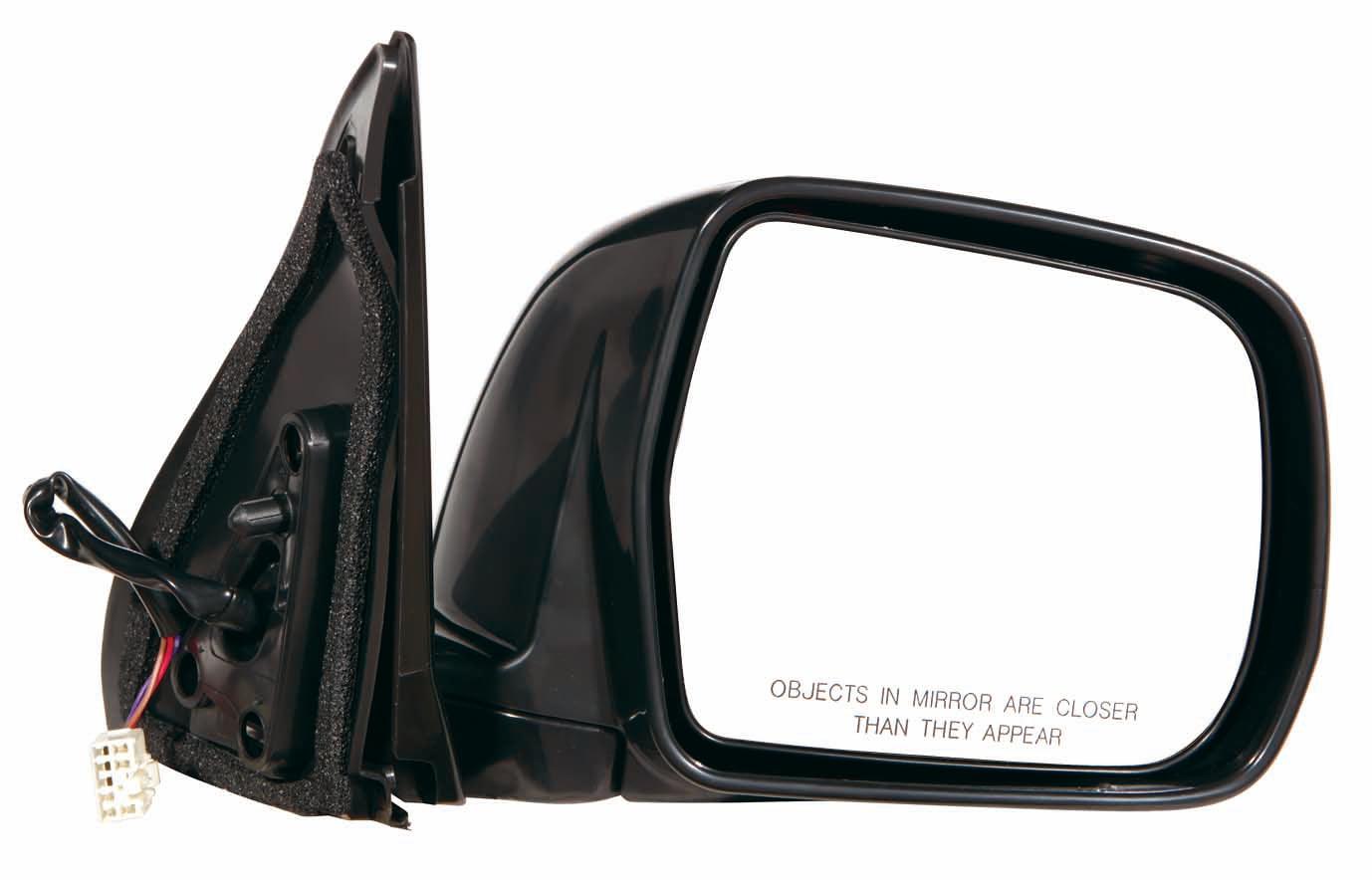 Rétroviseur extérieur côté passager pour Toyota Highlander 2001-2007, rabattable électriquement, sans dégivrage, TO1321200