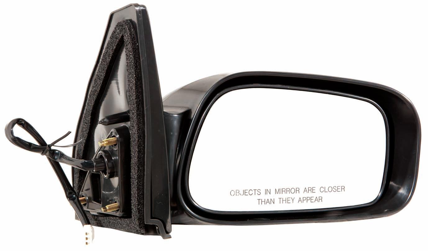 Rétroviseur extérieur côté passager pour Toyota Matrix 2003-2008, électrique, non rabattable, noir brillant, PTM, TO1321207