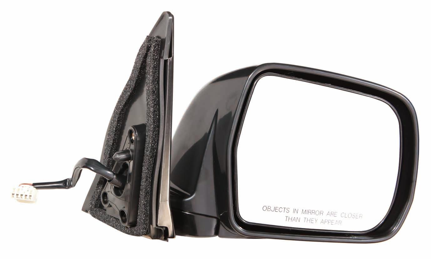 Rétroviseur extérieur côté passager pour Toyota Highlander Hybrid 2006-2007, électrique et chauffant, noir, TO1321211