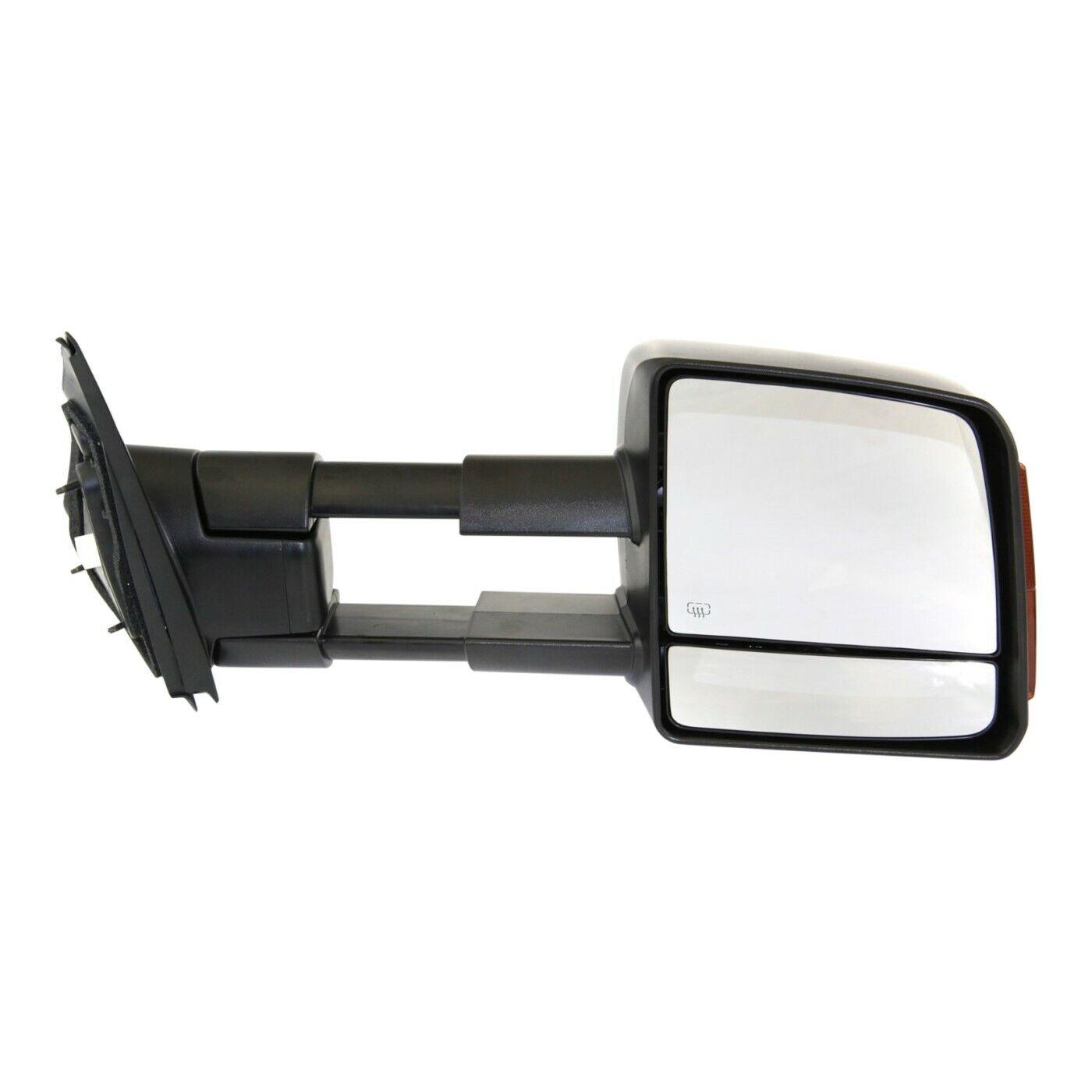 Rétroviseur extérieur côté passager pour Toyota Tundra 2014-2021, électrique et chauffant, avec attelage et clignotant, finition texturée, TO1321243
