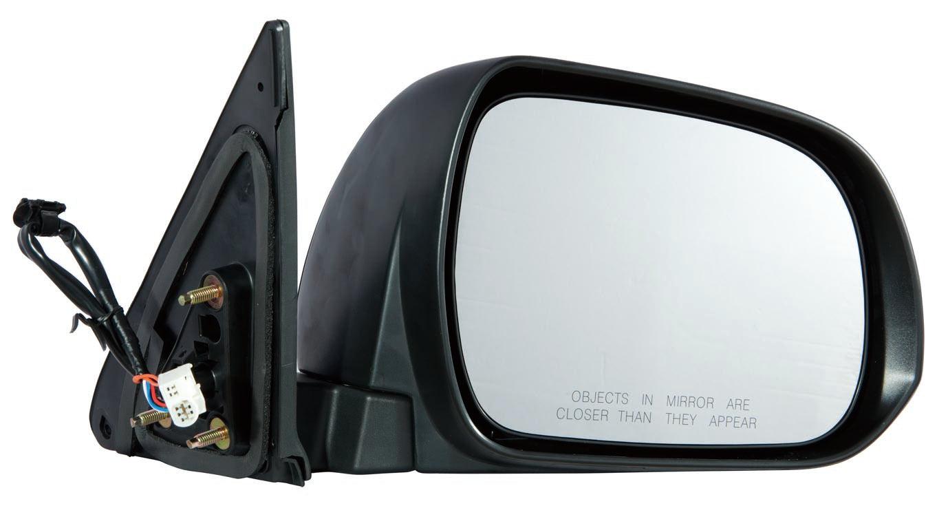 Rétroviseur extérieur côté passager pour Toyota Highlander Hybrid 2008-2013, électrique et chauffant, avec éclairage de bas de porte, modèle PTM Ltd, TO1321251