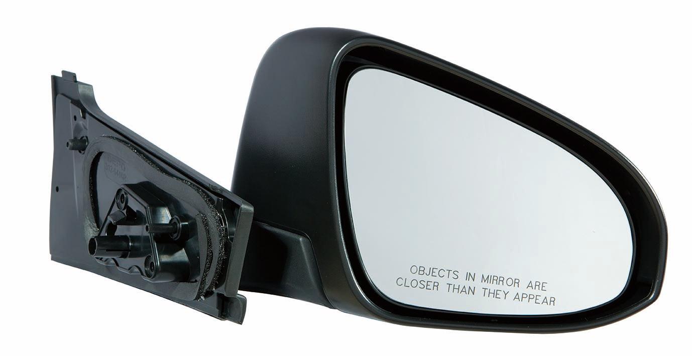 Rétroviseur extérieur côté passager pour Toyota Yaris Hatchback 2012-2014 (boîte manuelle), TO1321278
