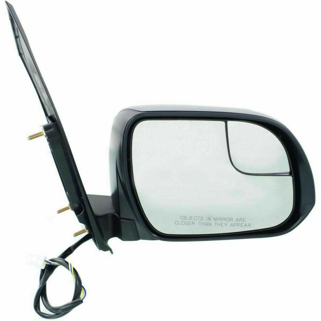 Rétroviseur extérieur côté passager pour Toyota Sienna 2015-2020, électrique, texturé, avec miroir anti-recul, sans fonction d'angle mort ni de dégivrage, TO1321338
