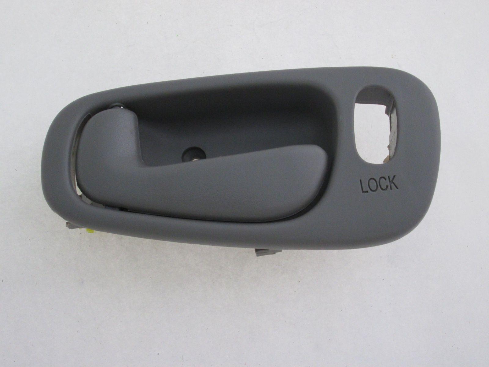 Poignée de porte intérieure avant côté conducteur pour Toyota Corolla Berline 1998-2002, type USA, verrouillage électrique, grise, TO1352154