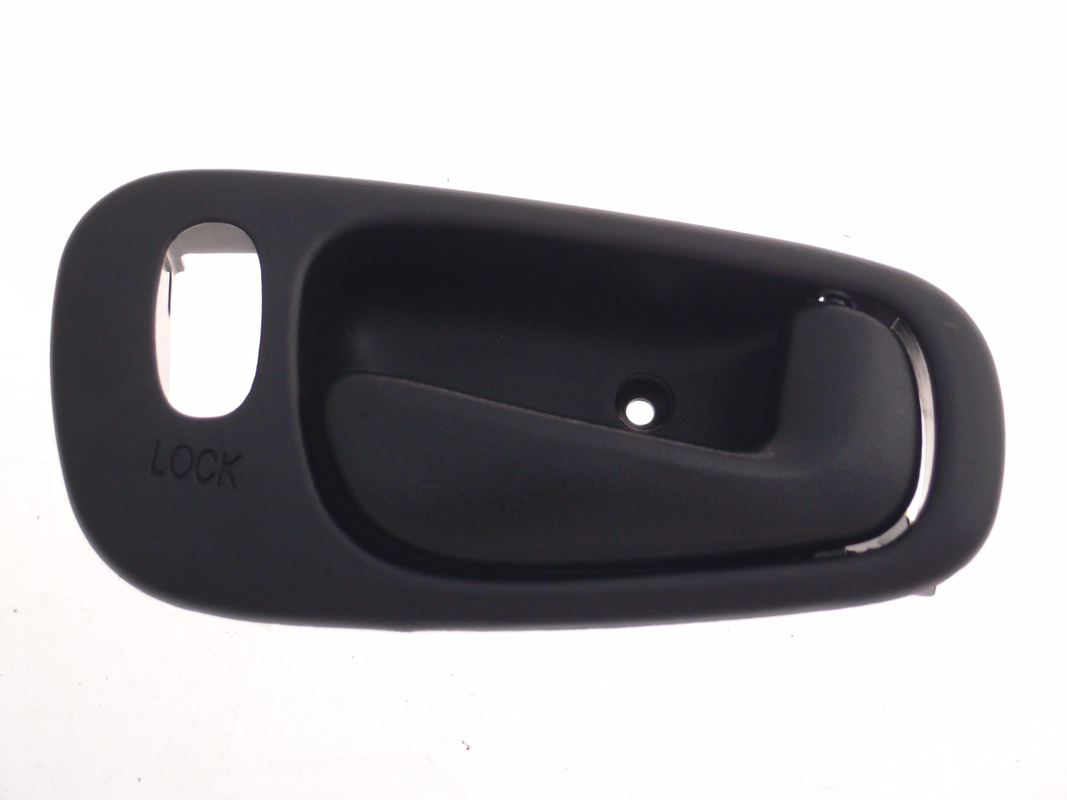 Poignée de porte intérieure avant côté passager pour Chevrolet Prizm 1998-2002, type USA, verrouillage électrique, noire, TO1353153