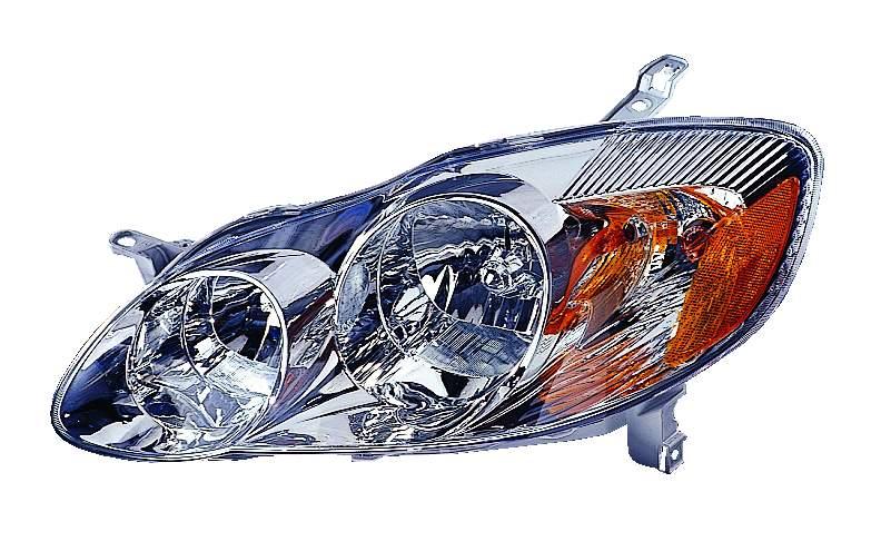 Phare avant côté conducteur pour Toyota Corolla Berline 2003-2004 CE/LE, qualité économique, TO2502139U