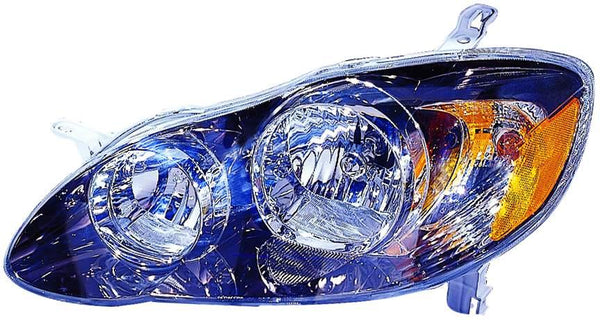 2005-2008 Toyota Corolla Sedan Head Lamp Driver Side S/Xrs Economy Quality