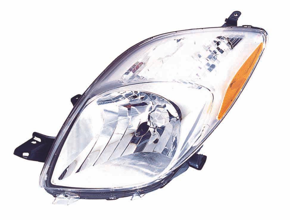 Phare avant gauche (côté conducteur) pour Toyota Yaris Hatchback 2006-2008, haute qualité, TO2502170